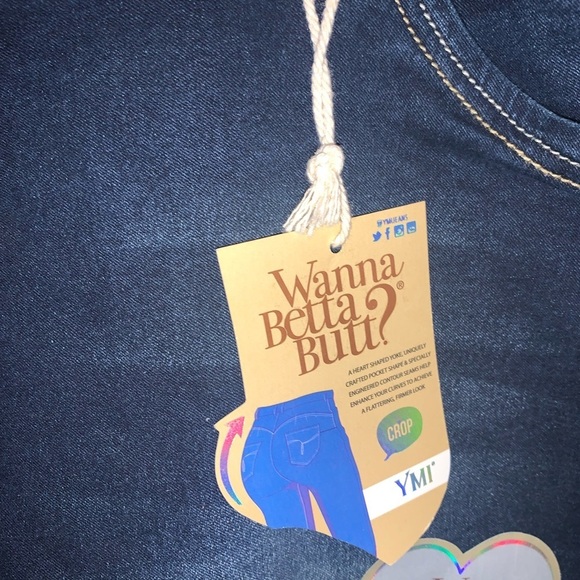 YMI Wanna a beta butt Stretchy Skinny Jeans New Size 24 - Picture 8 of 12